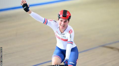 Sarah Storey celebrates