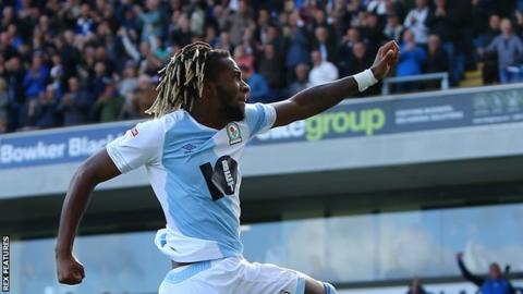 Kasey Palmer of Blackburn Rovers