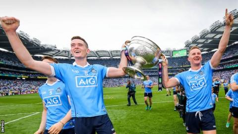 Dublin's Brian Fenton (left) and Ciaran Kilkenny (right)