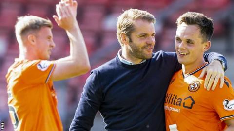 Dundee United head coach Robbie Neilson hails two-goal hero Lawrence Shankland