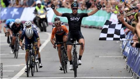 Ian Stannard wins the final stage of the 2017 Herald Sun Tour
