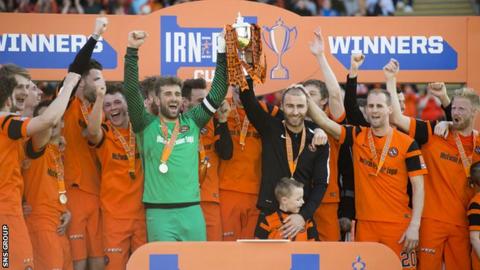 Dundee United are the Challenge Cup holders