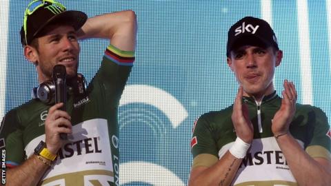 Mark Cavendish and Peter Kennaugh