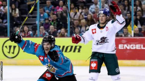 Bobby Farnham celebrates after notching what he thought was Belfast's winner