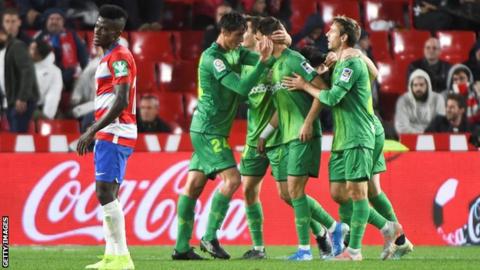 Granada 1 2 Real Sociedad La Liga Title Race Heats Up Bbc