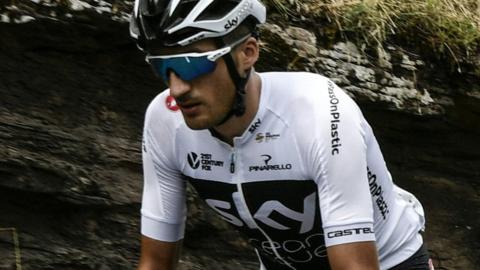 Gianni Moscon of Team Sky