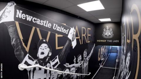 Newcastle United tunnel