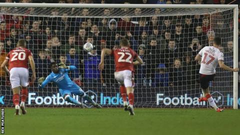 Paddy McNair scores Middlesbrough's equaliser from the penalty spot