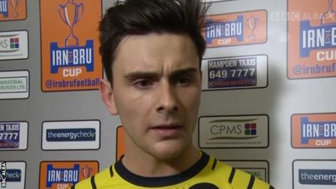 Queen's Park goalkeeper Jordan Hart