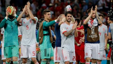 Isco and Spain react