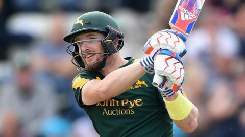 Nottinghamshire's Riki Wessels