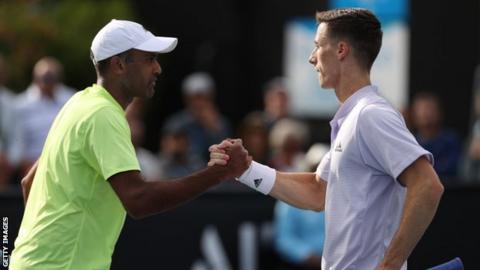 Joe Salisbury (right) and Rajeev Ram