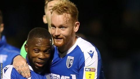 Connor Ogilvie's 86th-minute goal was his second late winner in Gillingham's last three home games
