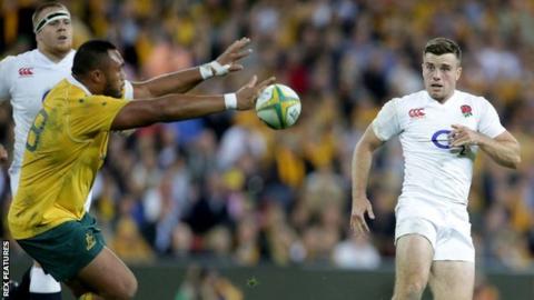 george ford england australia melbourne test second start set wallabies helped fourth beat saturday last only