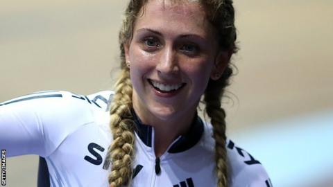 Laura Trott won the silver medal in the scratch race in Hong Kong