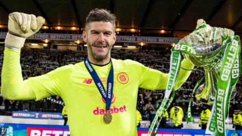 Celtic goalkeeper Fraser Forster