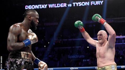 Deontay Wilder and Tyson Fury