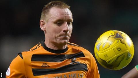Alloa Athletic striker Andy Graham
