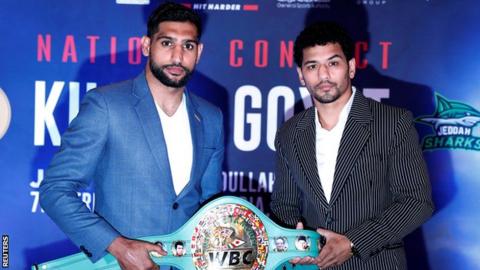 Khan will face Goyat in Saudi Arabia on 12 July