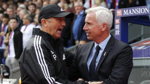 Resultado de imagem para alan pardew e tony pulis