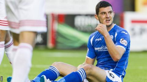 St Johnstone forward Graham Cummins