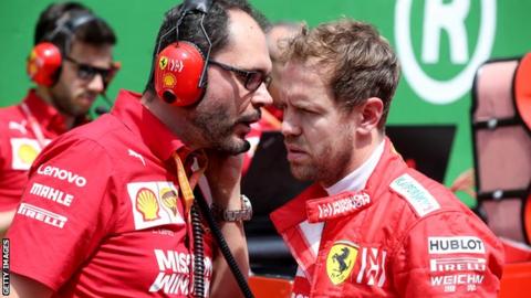 Ferrari driver Sebastian Vettel