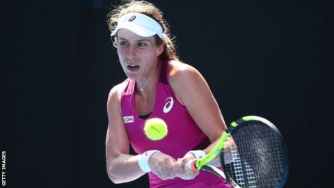 Tennis player Johanna Konta