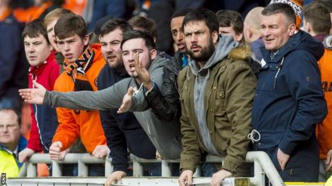 united dundee fans abyss stare followers into exasperated season been