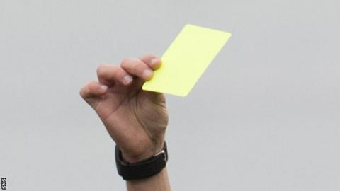 yellow card trial bin cards dermot sees gallagher sin merit dissent temporary dismissal fa result upcoming