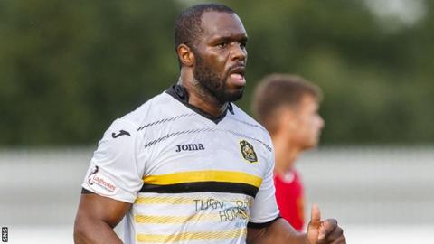 Christian Nade scored for Annan Athletic