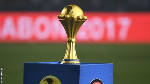 The Africa Cup of Nations trophy