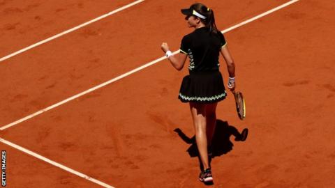 Johanna Konta beats Donna Vekic to reach last eight
