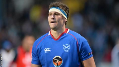 Namibian international back row Janco Venter