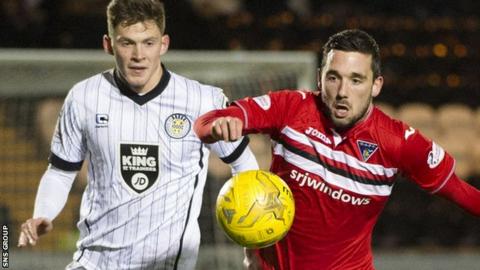 Nicky Clark (right) was the match-winner for Dunfermline