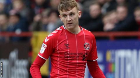 Alfie Doughty in action for Charlton Athletic