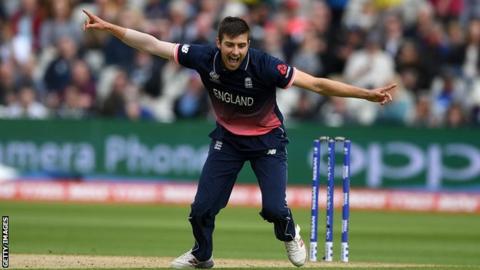 England pace bowler player Mark Wood