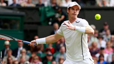 Andy Murray is through to the third round at Wimbledon