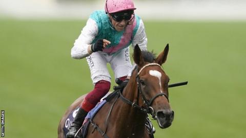 Enable and jockey Frankie Dettori at Ascot
