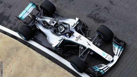 Mercedes F1 2018 car