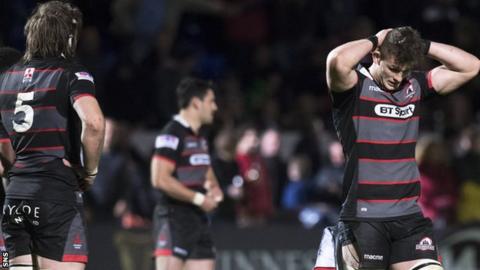 Edinburgh captain Marcus Bradbury is left distraught
