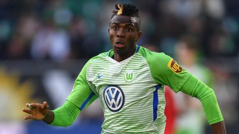 Nigeria's Osimhen patiently awaits Wolfsburg chance - BBC Sport