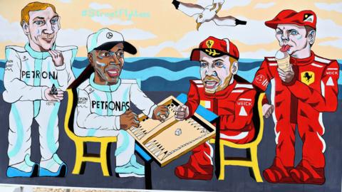 Azerbaijan GP mural