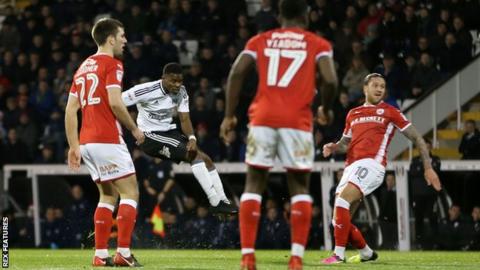 Floyd Ayite's goal was his first for Fulham since September