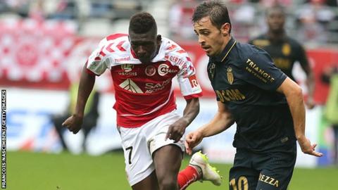 Reims' Malian defender Hamari Traore