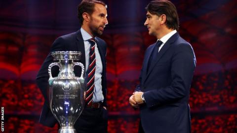 Gareth Southgate and Zlatko Dalic