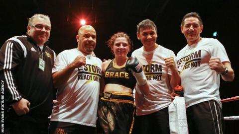 Group shot of Ashley Brace and her team