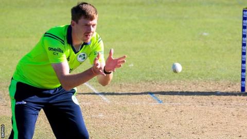Craig Young's career-best figures of 4-13 helped Ireland to victory