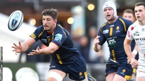 Welshman Sam Lewis has scored 11 tries in 76 appearances for Worcester Warriors