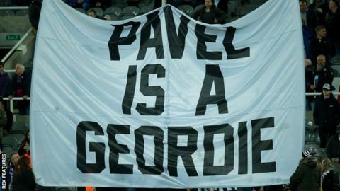 Pavel Is A Geordie' flag
