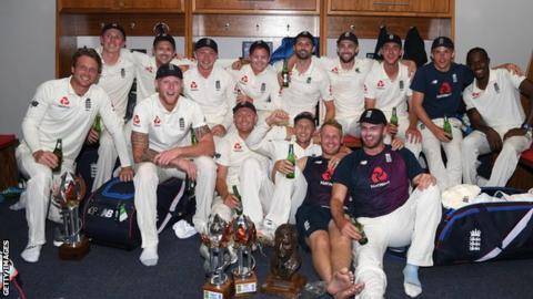 England celebrate